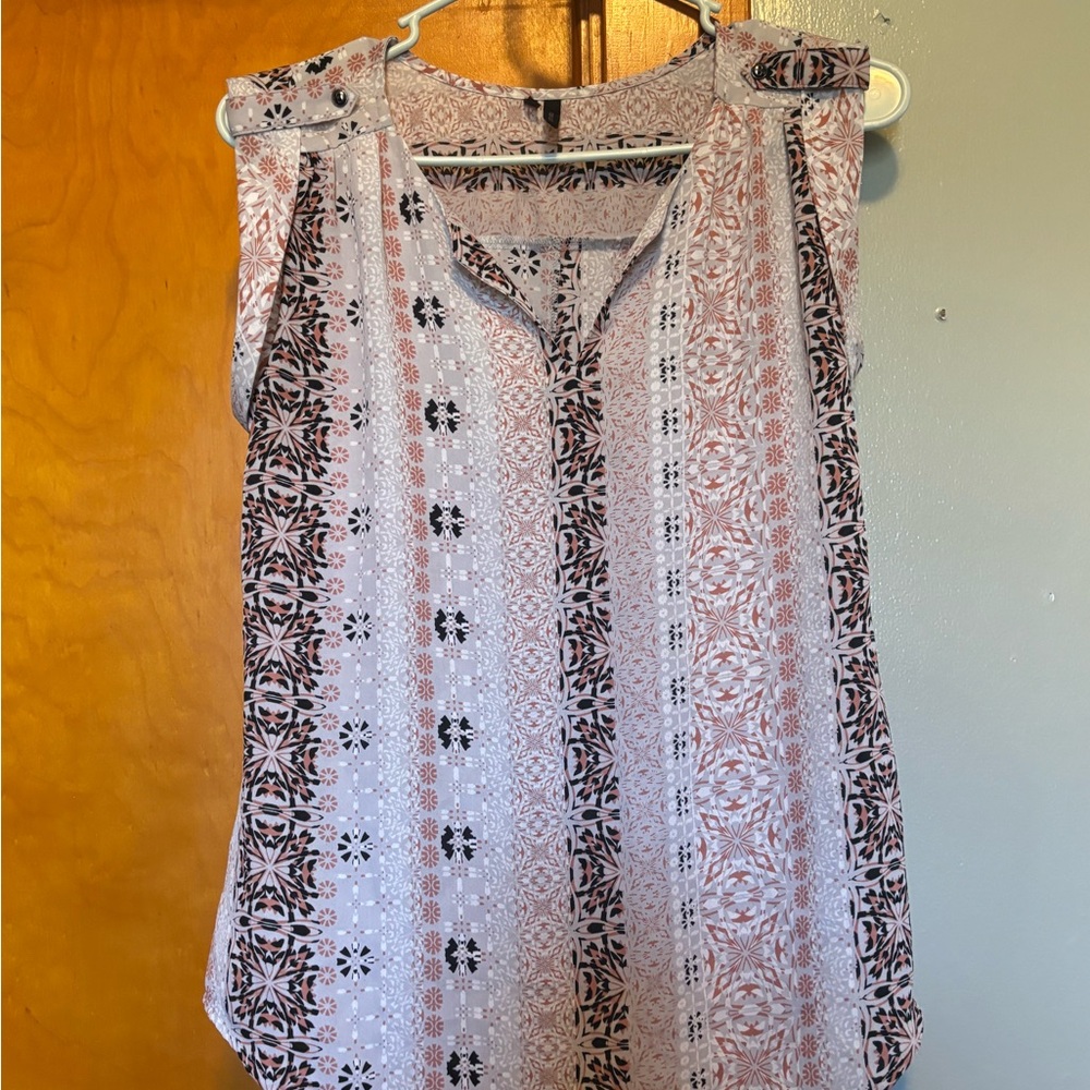 Maurices Multicolor Patterned Blouse - Picture 1 of 3